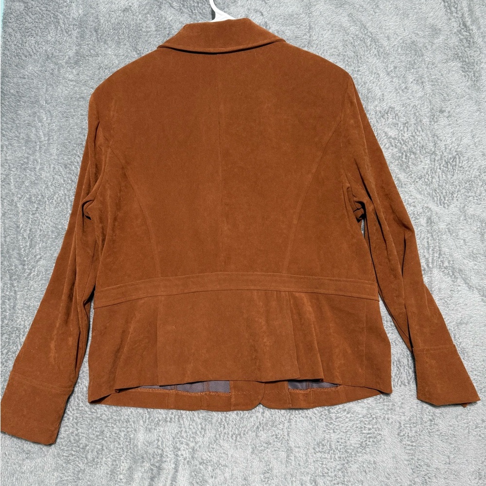 NWOT Prophecy Dress Woman Rust Orange 2-Button Blazer Suit Jacket Size 18 - Picture 3 of 9